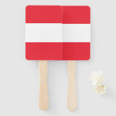 Éventail Ensemble de ventilateur à main avec drapeau d'Autr (Devant et derrière)