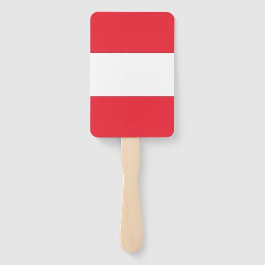 Éventail Ensemble de ventilateur à main avec drapeau d'Autr (Dos)