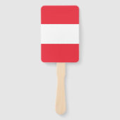 Éventail Ensemble de ventilateur à main avec drapeau d'Autr (Devant)