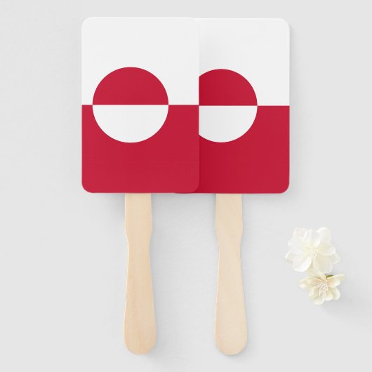 Éventail Ensemble de ventilateur à main avec drapeau de Bel (Devant et derrière)