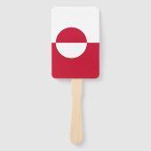 Éventail Ensemble de ventilateur à main avec drapeau de Bel (Devant)