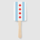 Éventail Ensemble de ventilateur à main avec drapeau de Chi (Dos)