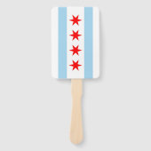 Éventail Ensemble de ventilateur à main avec drapeau de Chi (Devant)