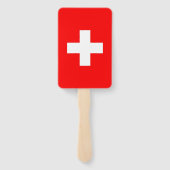 Éventail Ensemble de ventilateur à main avec drapeau de la  (Dos)