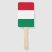 Éventail Ensemble de ventilateur à main avec drapeau de la  (Dos)