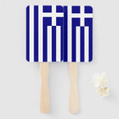 Éventail Ensemble de ventilateur à main avec drapeau de la (Devant et derrière)