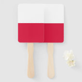 Éventail Ensemble de ventilateur à main avec drapeau de la  (Devant et derrière)