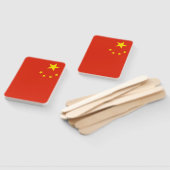 Éventail Ensemble de ventilateur à main avec drapeau de la (Non-assemblé)