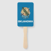 Éventail Ensemble de ventilateur à main avec drapeau de l'É (Dos)