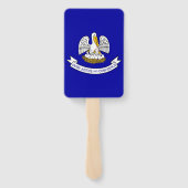 Éventail Ensemble de ventilateur à main avec drapeau de Lou (Dos)