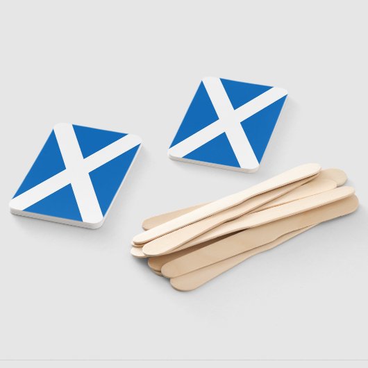 Éventail Ensemble de ventilateur à main avec drapeau d'Ecos (Non-assemblé)