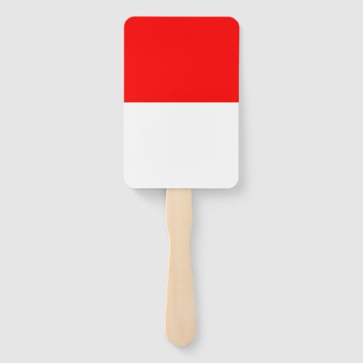 Éventail Ensemble de ventilateur à main avec drapeau d'Indo (Dos)