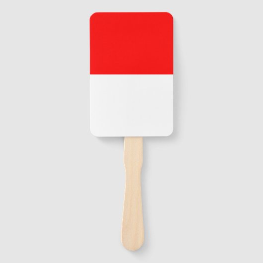 Éventail Ensemble de ventilateur à main avec drapeau d'Indo (Devant)