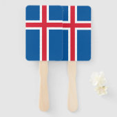Éventail Ensemble de ventilateur à main avec drapeau d'Isla (Devant et derrière)