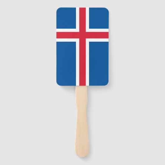 Éventail Ensemble de ventilateur à main avec drapeau d'Isla (Dos)