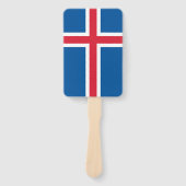 Éventail Ensemble de ventilateur à main avec drapeau d'Isla (Devant)