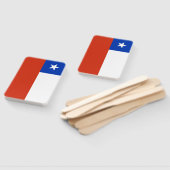 Éventail Ensemble de ventilateur à main avec drapeau du Chi (Non-assemblé)