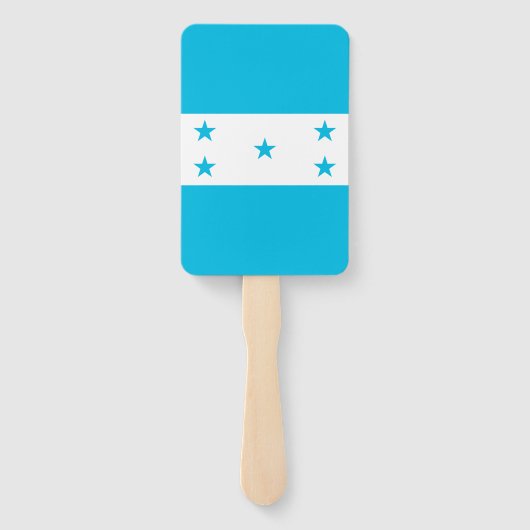 Éventail Ensemble de ventilateur à main avec drapeau du Hon (Dos)