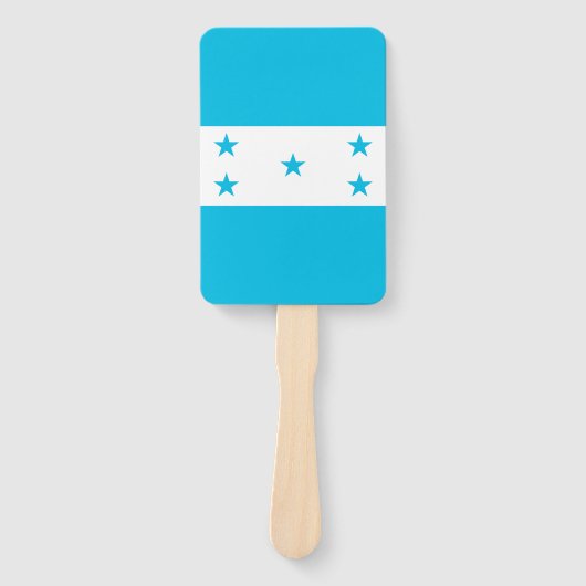 Éventail Ensemble de ventilateur à main avec drapeau du Hon (Devant)