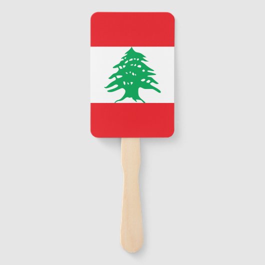 Éventail Ensemble de ventilateur à main avec drapeau du Lib (Dos)