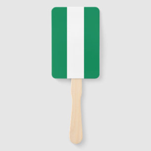 Éventail Ensemble de ventilateur à main avec drapeau du Nig