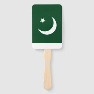 Éventail Ensemble de ventilateur à main avec drapeau du Pak