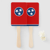 Éventail Ensemble de ventilateur à main avec drapeau du Ten (Devant et derrière)