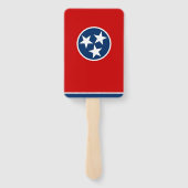 Éventail Ensemble de ventilateur à main avec drapeau du Ten (Dos)