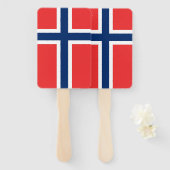 Éventail Ensemble de ventilateur à main avec le drapeau de  (Devant et derrière)