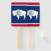 Éventail Ensemble de ventilateur à main avec le drapeau du  (Devant et derrière)