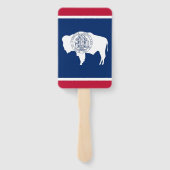 Éventail Ensemble de ventilateur à main avec le drapeau du  (Dos)