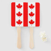 Éventail Ensemble de ventilateur avec drapeau du Canada (Devant et derrière)