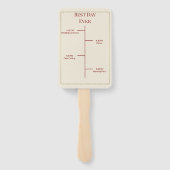 Éventail Ensemble de ventilateurs (Dos)