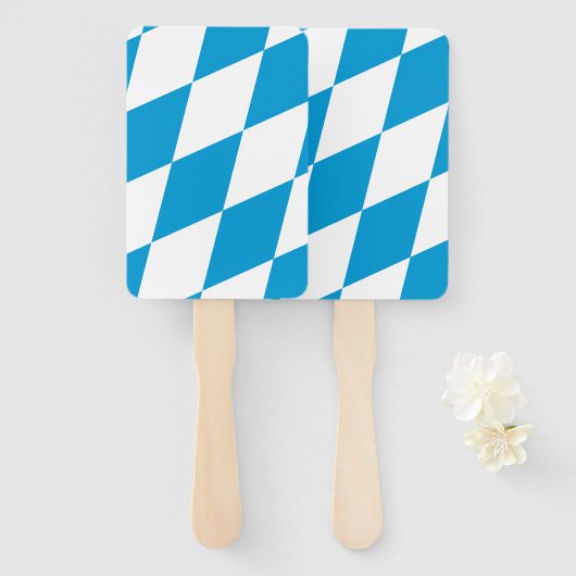 Éventail Ensemble de ventilateurs à main avec drapeau de Ba (Devant et derrière)