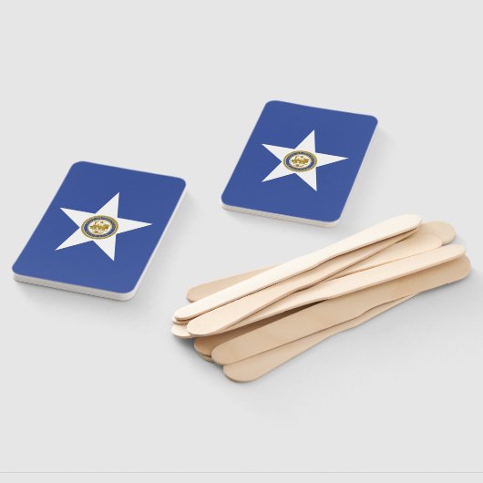 Éventail Ensemble de ventilateurs à main avec drapeau de Ho (Non-assemblé)