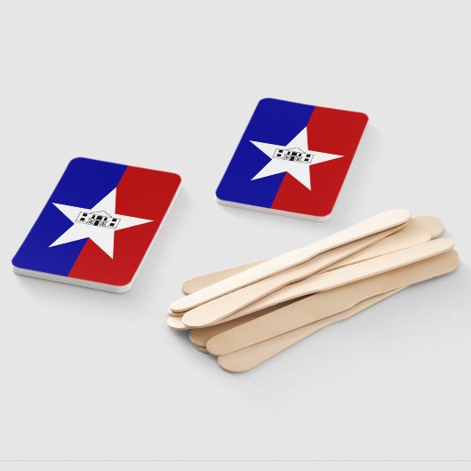 Éventail Ensemble de ventilateurs à main avec drapeau de Sa (Non-assemblé)