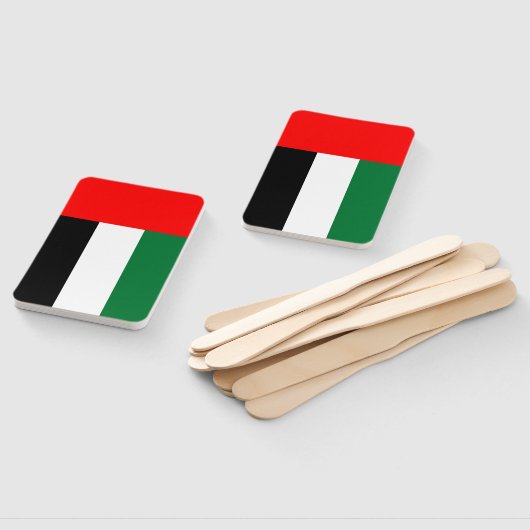 Éventail Ensemble de ventilateurs à main avec drapeau des E (Non-assemblé)