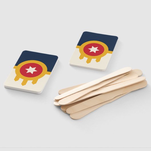 Éventail Ensemble de ventilateurs à main avec le drapeau de (Non-assemblé)