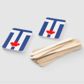 Éventail Ensemble de ventilateurs à main patriotiques avec (Non-assemblé)