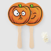 Éventail Ensemble de ventilateurs Citrouilles Halloween 2/3 (Devant et derrière)