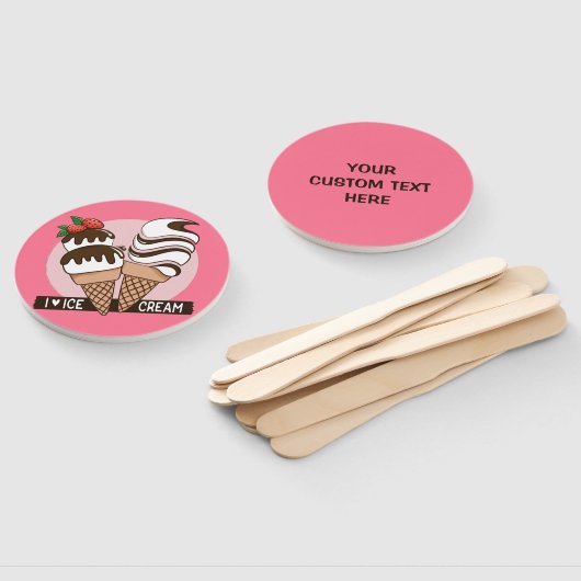 Éventail Ensemble de ventilateurs Lover à crème glacée pers (Non-assemblé)