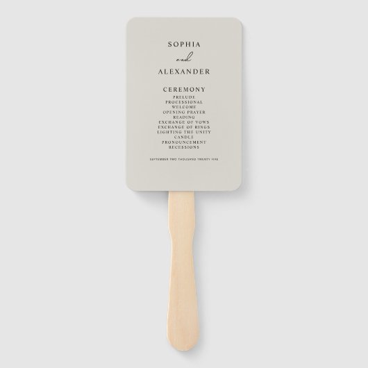 Éventail Ensemble de ventilateurs pour Mariage Boho. (Dos)