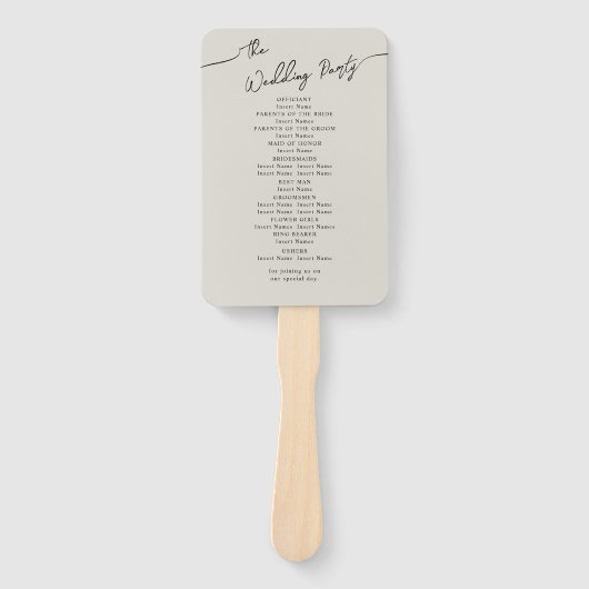 Éventail Ensemble de ventilateurs pour Mariage Boho. (Devant)