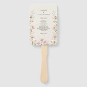 Éventail Ensemble de ventilateurs pour un mariage fleur sau (Devant)