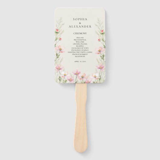 Éventail Ensemble de ventilateurs pour un mariage fleur sau (Devant)