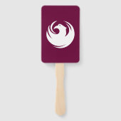 Éventail Ensemble d'éventails à main avec le drapeau de la (Dos)