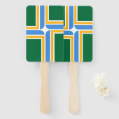 Éventail Ensemble patriotique de ventilateurs à main avec d (Devant et derrière)