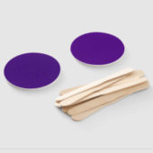 Éventail Ensemble personnalisé de ventilateurs à main viole (Non-assemblé)