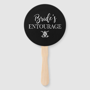 Éventail Entourage de la mariée   Programme de mariage d'ép