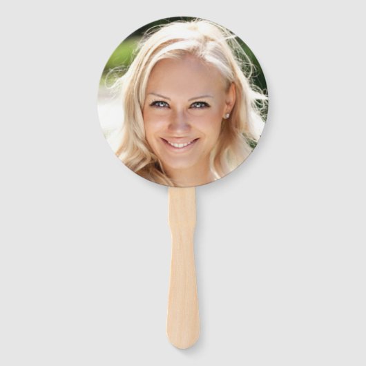 Éventail Épouse chic tendance noir de pinceau Script Team B (Dos)